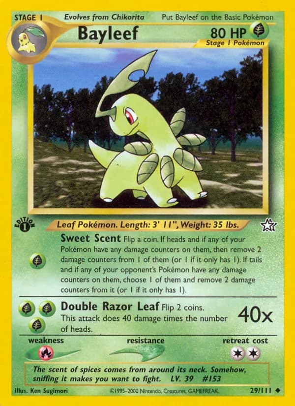 Bayleef — Neo Genesis, Uncommon