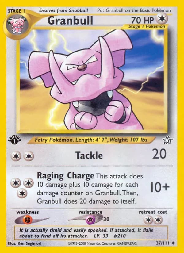 Granbull — Neo Genesis, Uncommon
