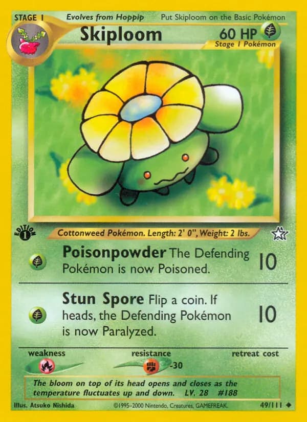 Skiploom — Neo Genesis, Uncommon