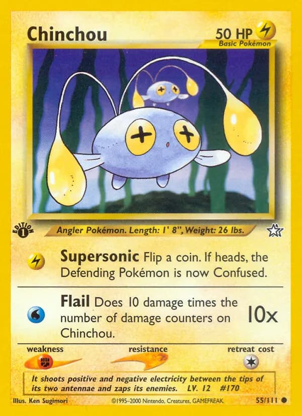 Chinchou — Neo Genesis, Common