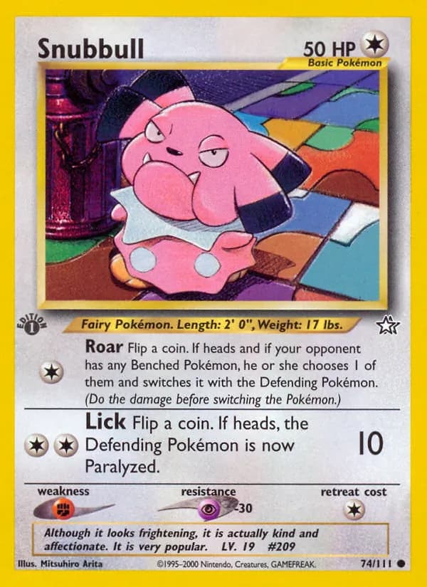Snubbull — Neo Genesis, Common