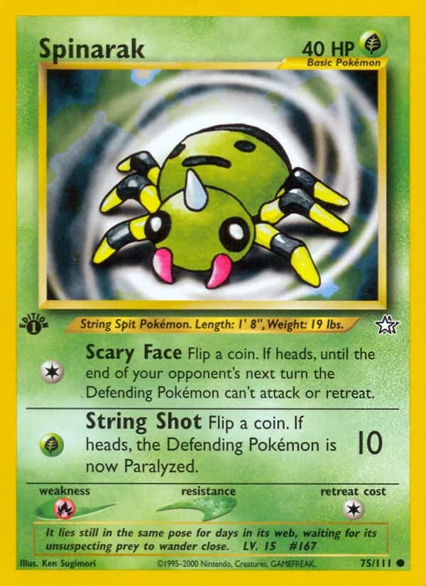Spinarak — Neo Genesis, Common