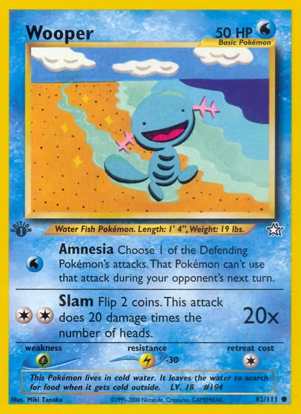 Wooper — Neo Genesis, Common
