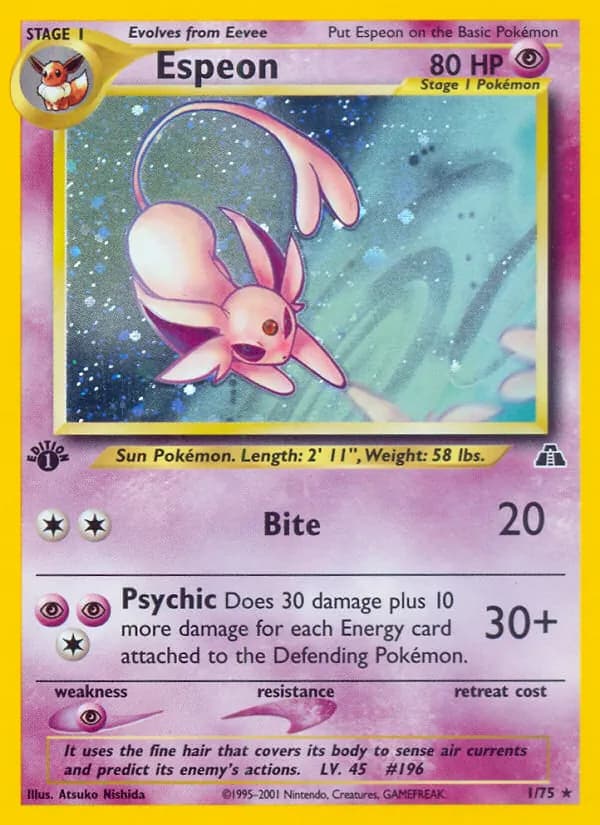 Espeon — Neo Discovery, Rare