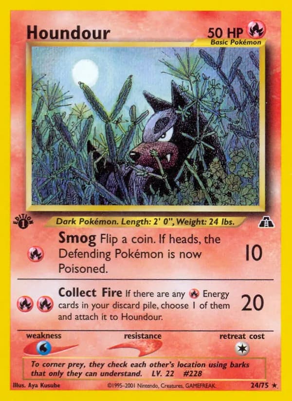 Houndour — Neo Discovery, Rare