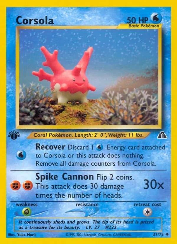Corsola — Neo Discovery, Uncommon