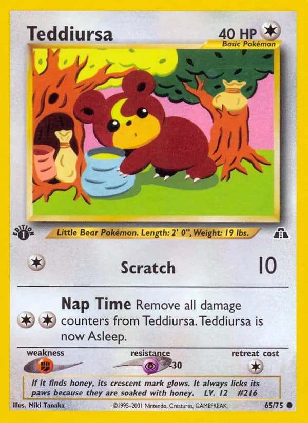 Teddiursa — Neo Discovery, Common