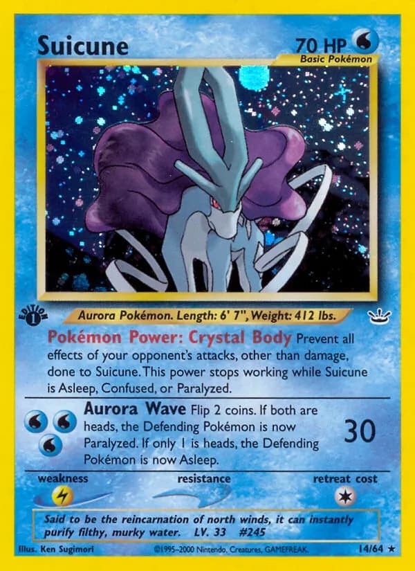 Suicune — Neo Revelation, Rare