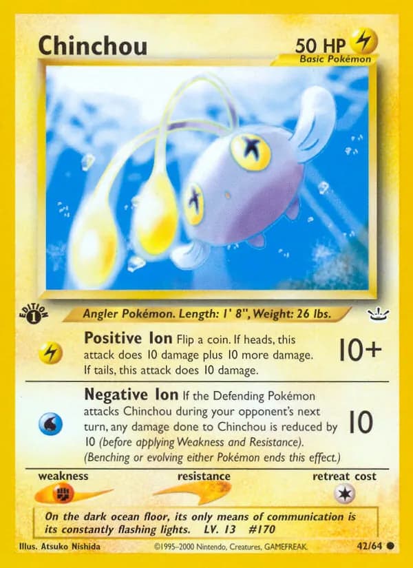 Chinchou — Neo Revelation, Common