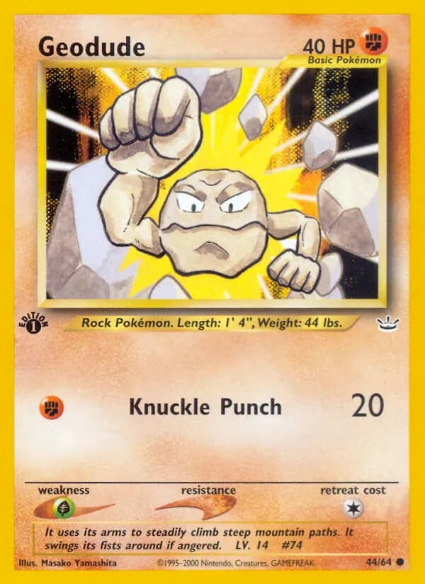 Geodude — Neo Revelation, Common