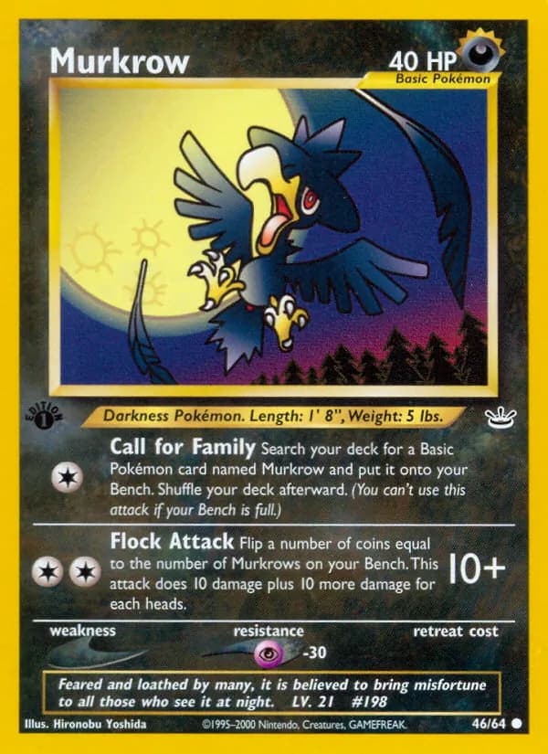 Murkrow — Neo Revelation, Common