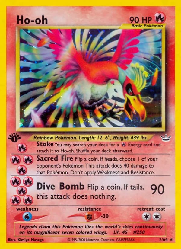 Ho-oh — Neo Revelation, Rare