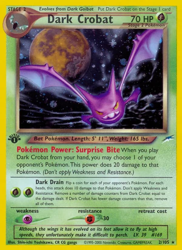 Dark Crobat — Neo Destiny, Rare