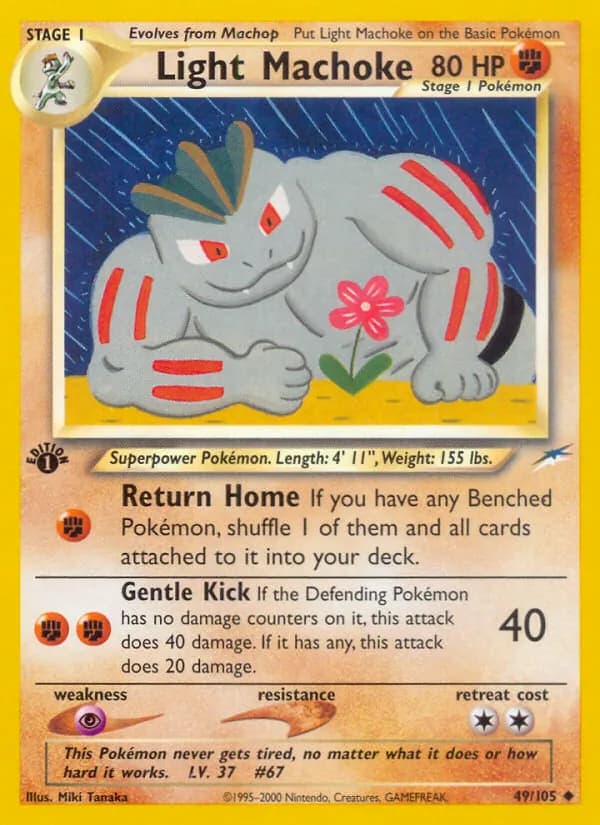 Light Machoke — Neo Destiny, Uncommon