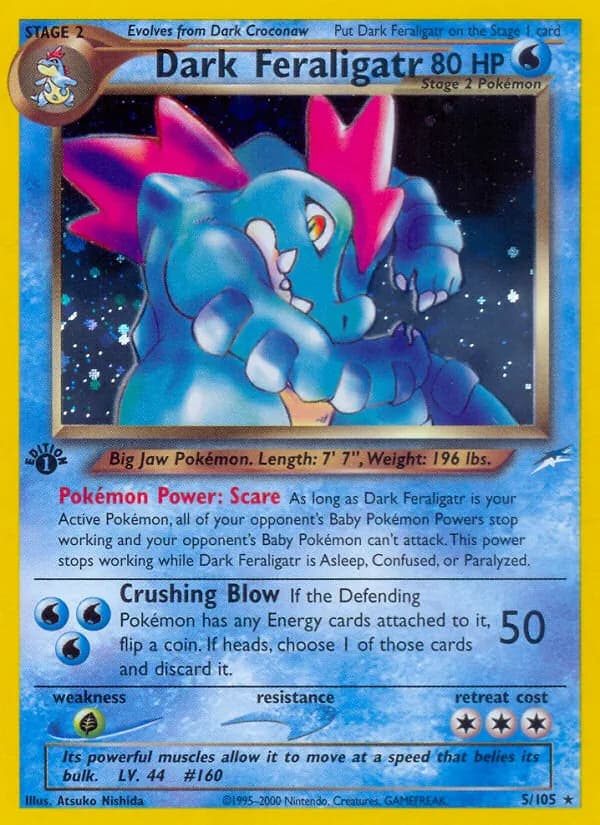 Dark Feraligatr — Neo Destiny, Rare