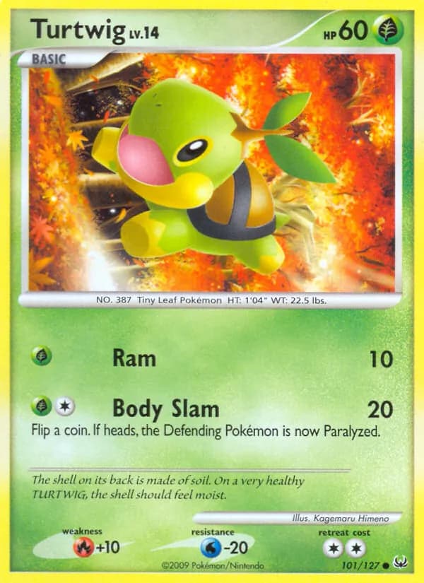 Turtwig — Platinum, Common