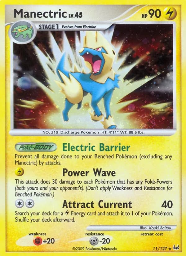Manectric — Platinum, Rare Holo