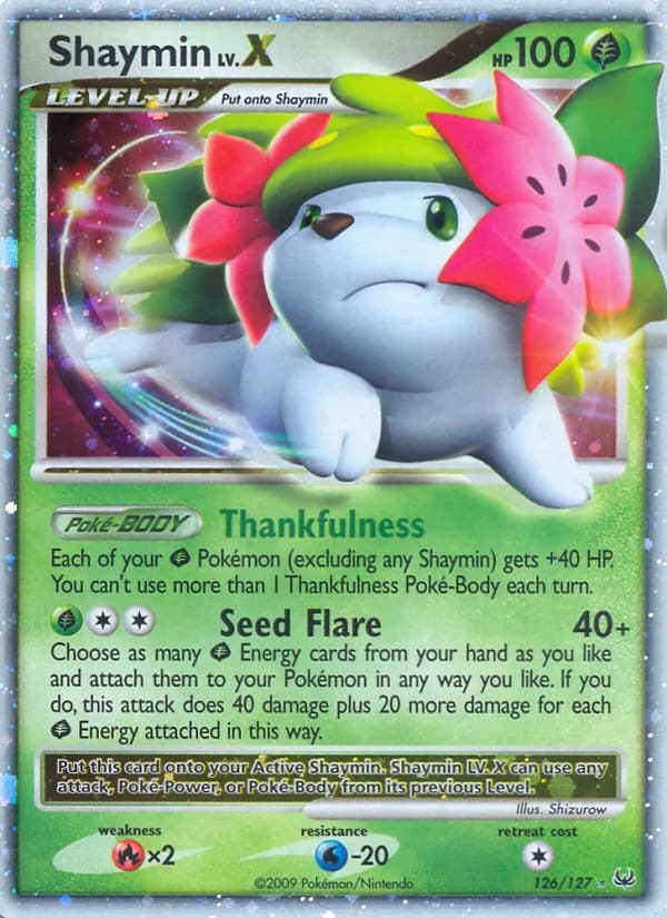Shaymin — Platinum, Rare Holo LV.X