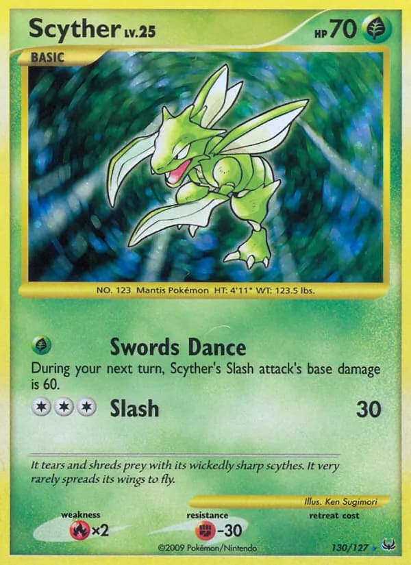 Scyther — Platinum, Rare