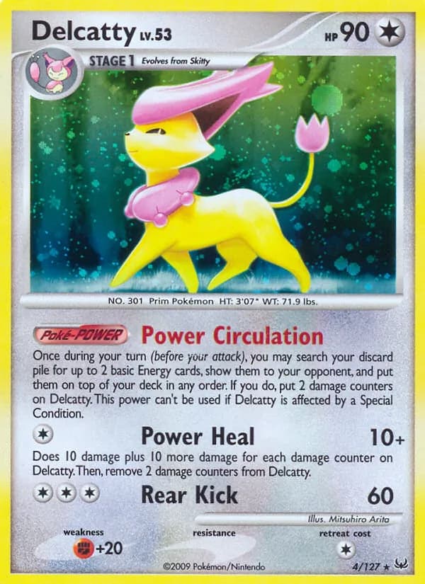 Delcatty — Platinum, Rare Holo