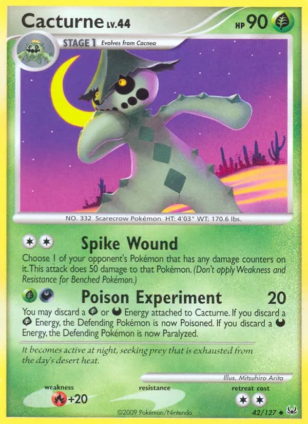 Cacturne — Platinum, Uncommon