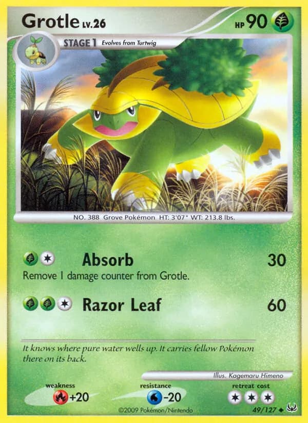 Grotle — Platinum, Uncommon