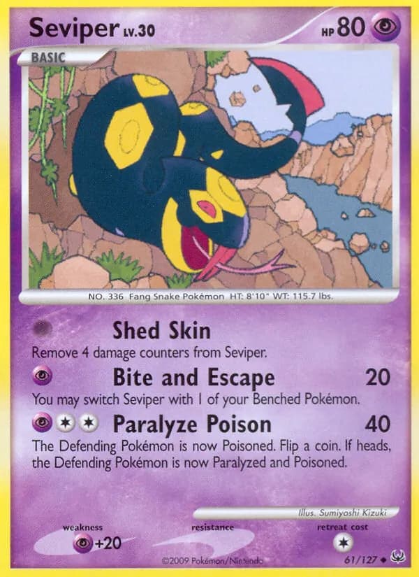 Seviper — Platinum, Uncommon