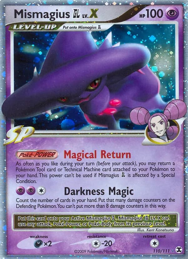 Mismagius GL — Rising Rivals, Rare Holo LV.X