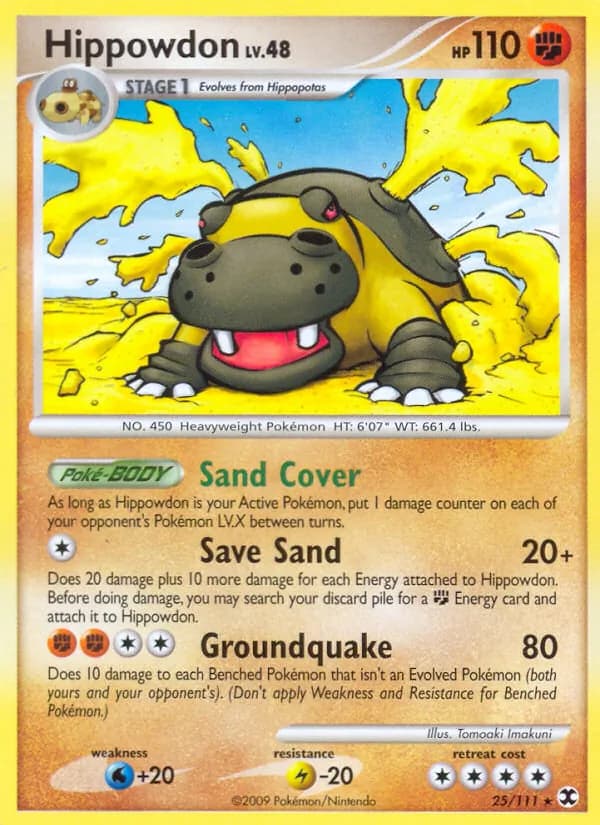 Hippowdon — Rising Rivals, Rare