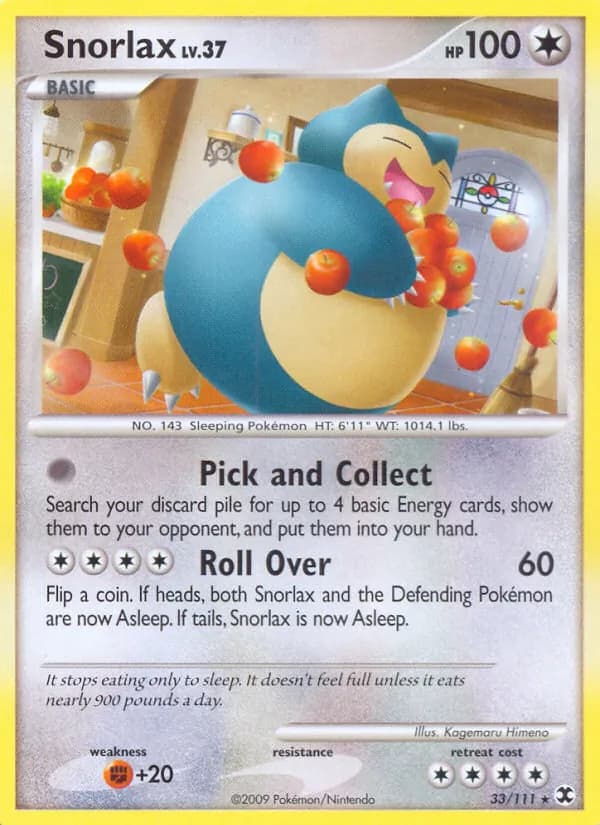 Snorlax — Rising Rivals, Rare