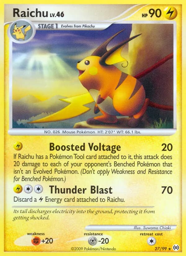 Raichu — Arceus, Rare
