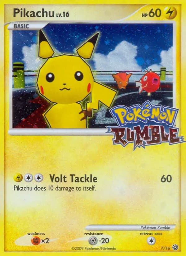 Pikachu — Pokémon Rumble, None