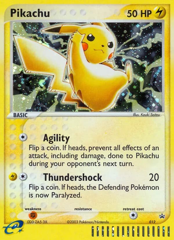 Pikachu — Nintendo Black Star Promos, Common