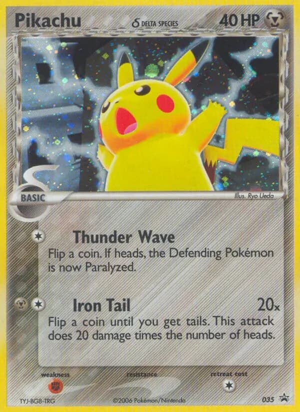 Pikachu δ — Nintendo Black Star Promos, Common