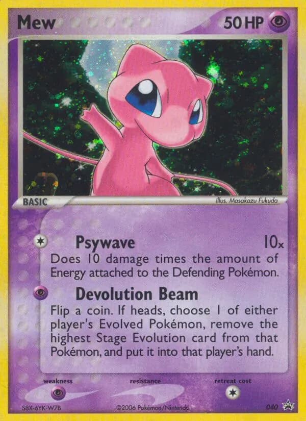 Mew — Nintendo Black Star Promos, Common