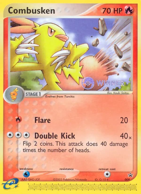 Combusken — Nintendo Black Star Promos, Common