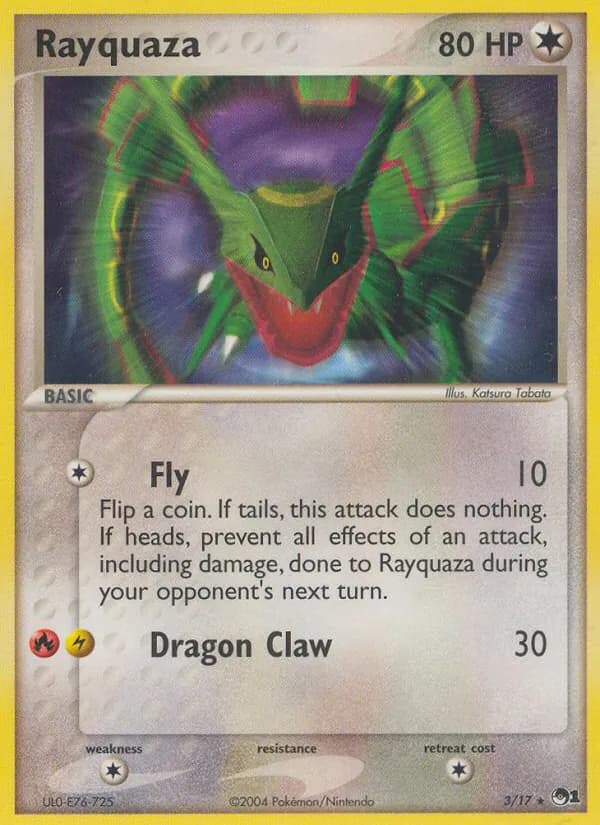 Rayquaza — POP Series 1, Rare