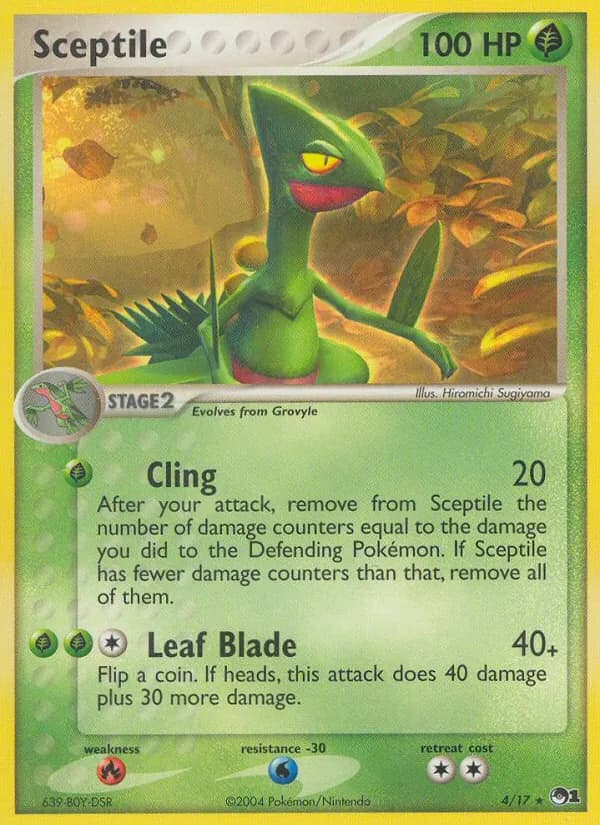 Sceptile — POP Series 1, Rare
