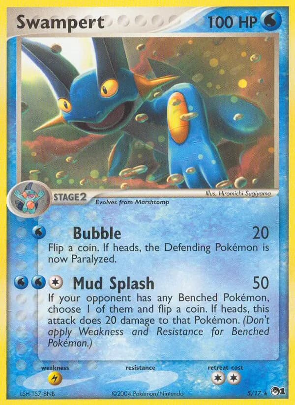Swampert — POP Series 1, Rare