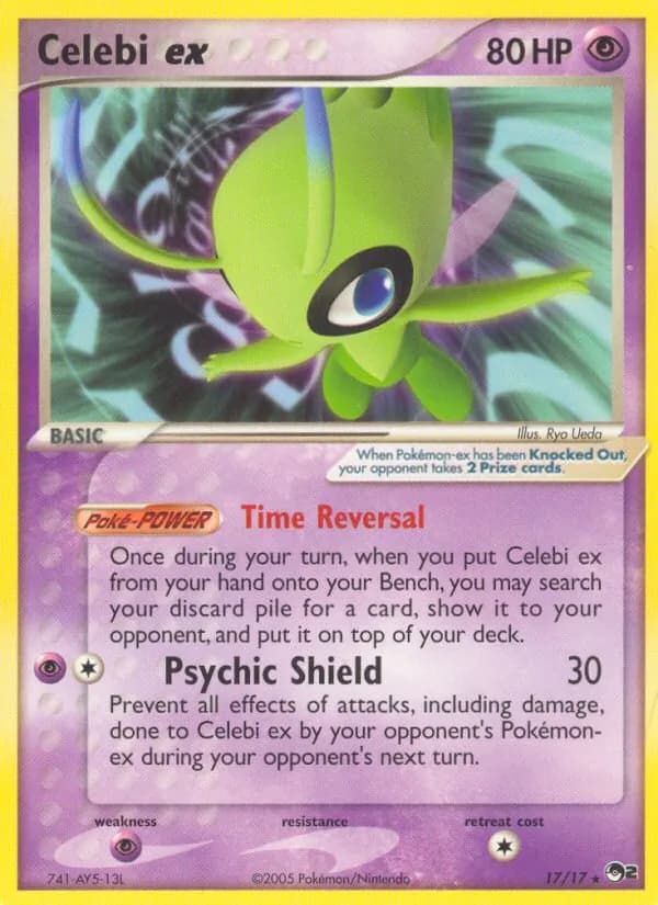 Celebi ex — POP Series 2, Rare