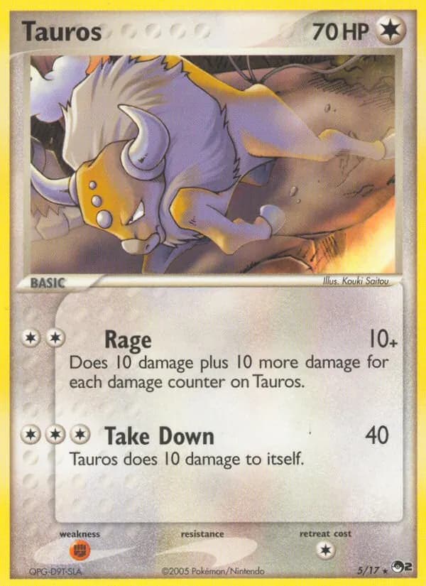 Tauros — POP Series 2, Rare