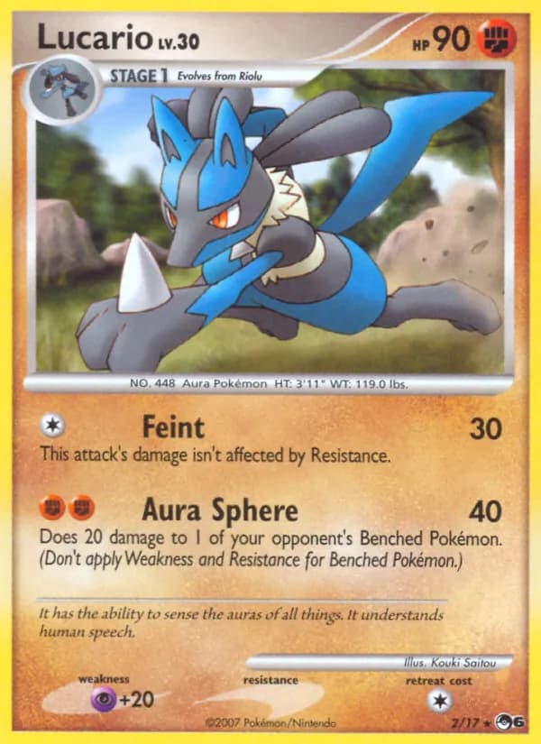 Lucario — POP Series 6, Rare