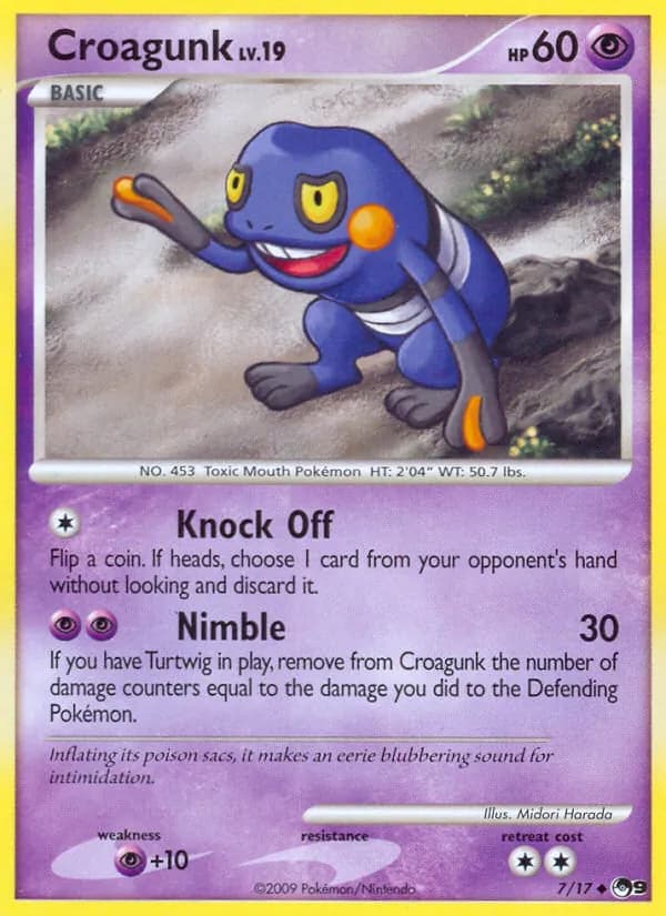 Croagunk — POP Series 9, Uncommon