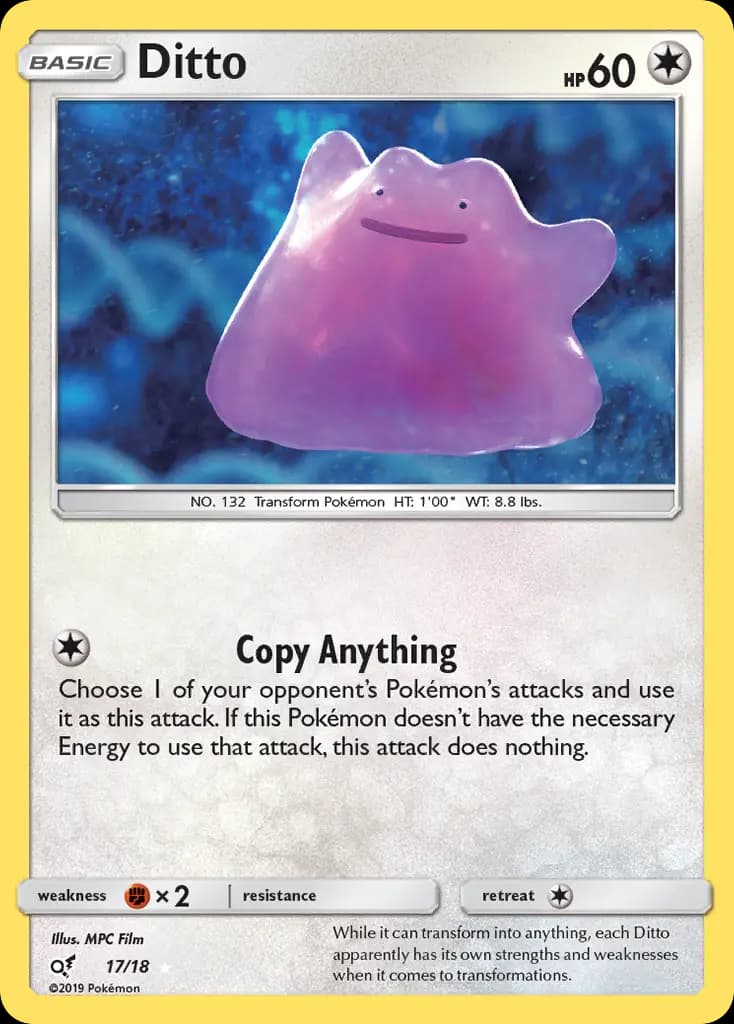 Ditto — Detective Pikachu, Ultra Rare