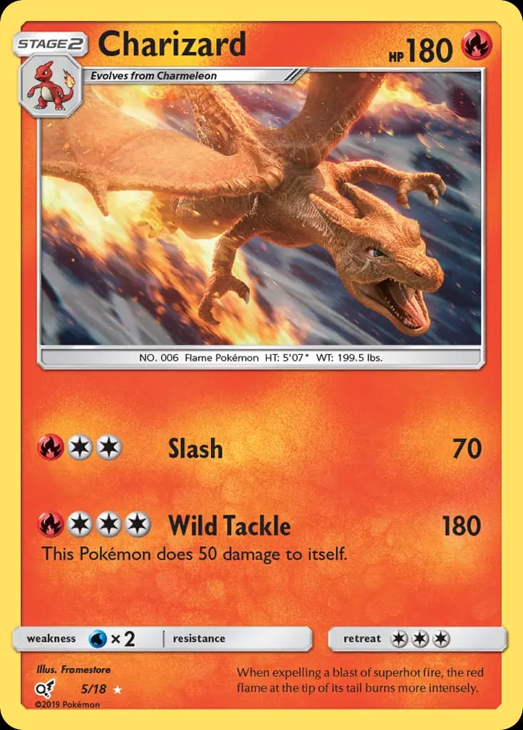 Charizard — Detective Pikachu, Ultra Rare