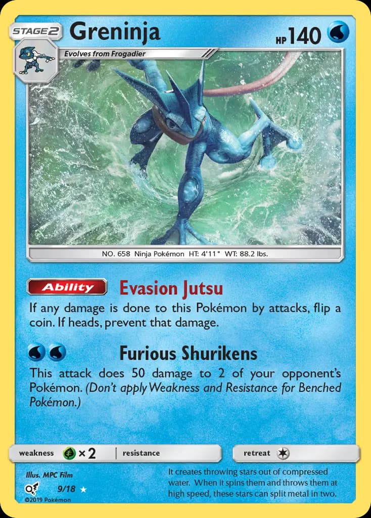 Greninja — Detective Pikachu, Ultra Rare
