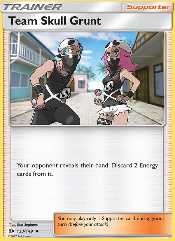 Team Skull Grunt — Sun & Moon, Uncommon