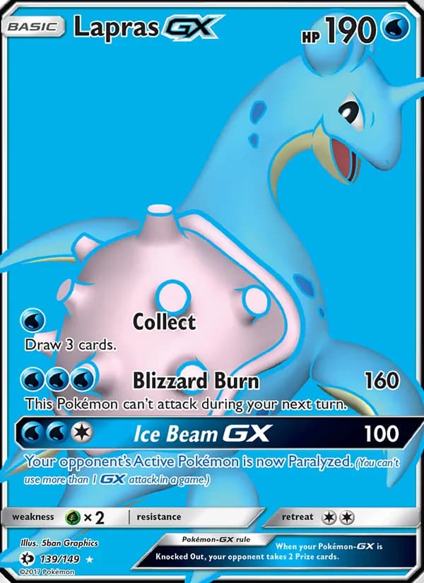 Lapras GX — Sun & Moon, Ultra Rare