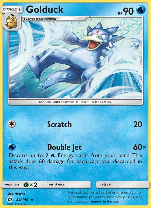 Golduck — Sun & Moon, Rare