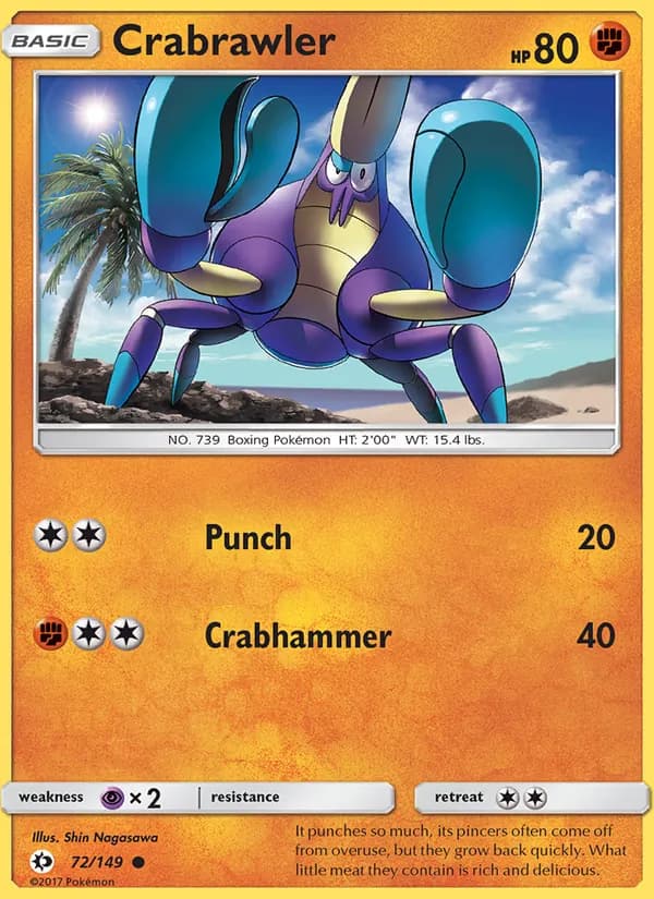 Crabrawler — Sun & Moon, Common